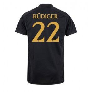 Real Madrid Antonio Rudiger #22 Koszulka Trzecich 2023-24 Krótki Rękaw